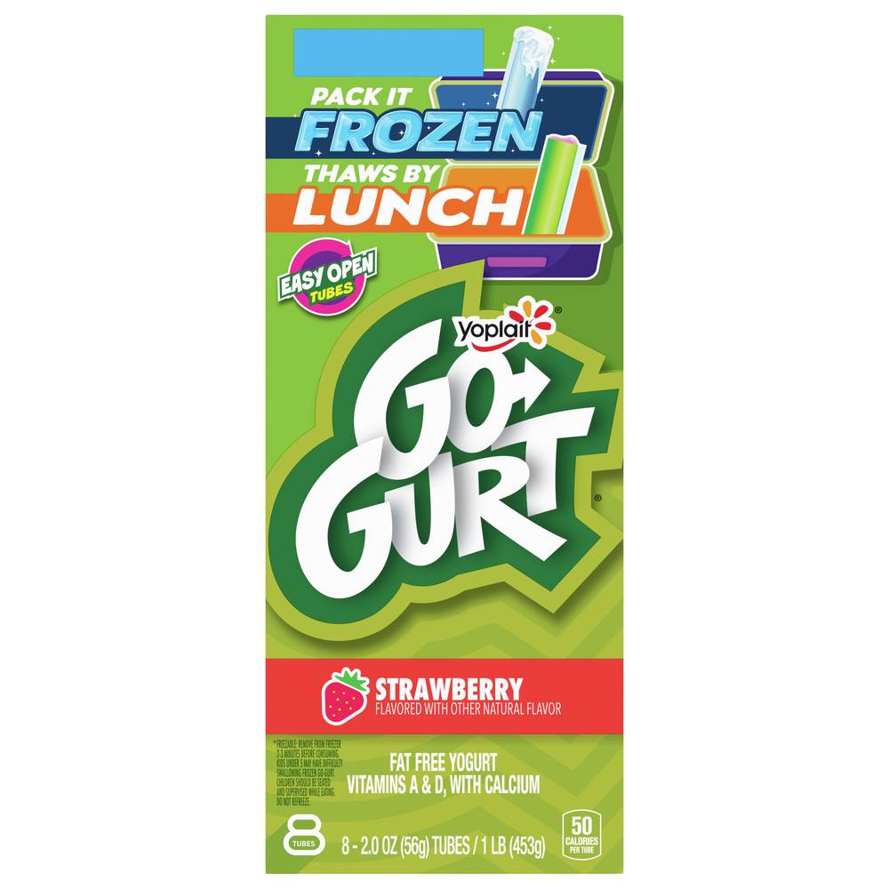 Go-Gurt Low Fat Yogurt, Strawberry (1 lbs)