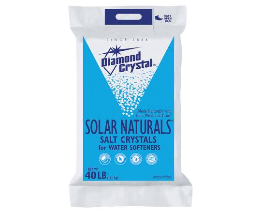 Diamond Crystal Solar Naturals Water Softener Salt (40 lbs)