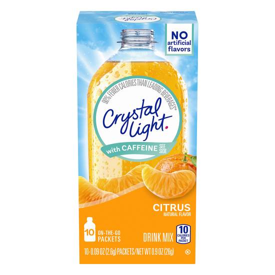 Crystal Light Citrus Powdered Drink Mix (10 ct, 0.09 oz)