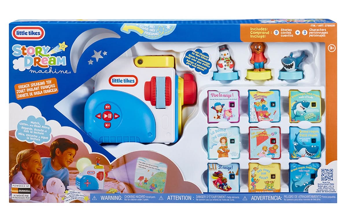 Little Tikes Story Dream Machine - Jouet Parlant Français / Little Tikes Story Dream Machine – French Speaking Toy