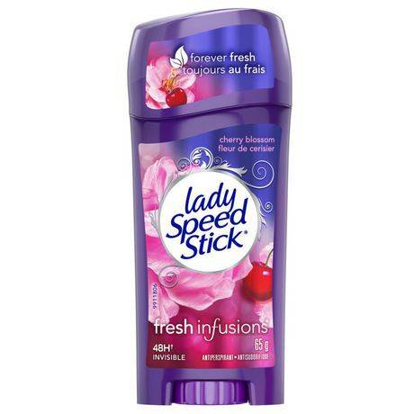 Lady Speed Stick Antiperspirant Deodorant Fresh Infusions & Cherry Blossom (65 g)