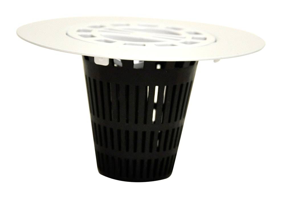 Danco Hair Catcher Shower Drain Cover In White | 10533