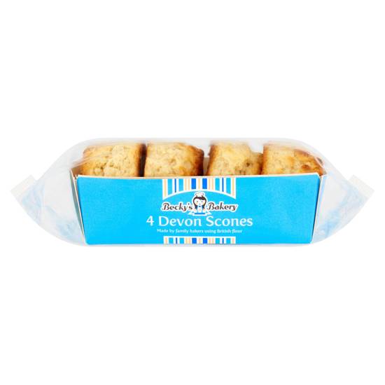 Becky's Bakery Devon Scones 4 Pack