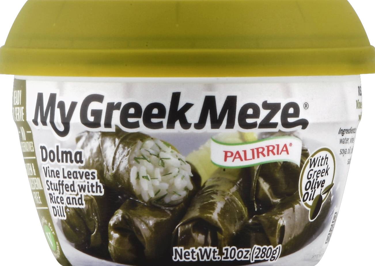 My Greek Meze Dolma Vine Leaves With Rice and Dill (10 oz)