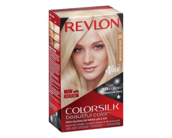 Revlon · ColorSilk 05 Ultra Light Ash Blonde Hair Dye (1 ct)