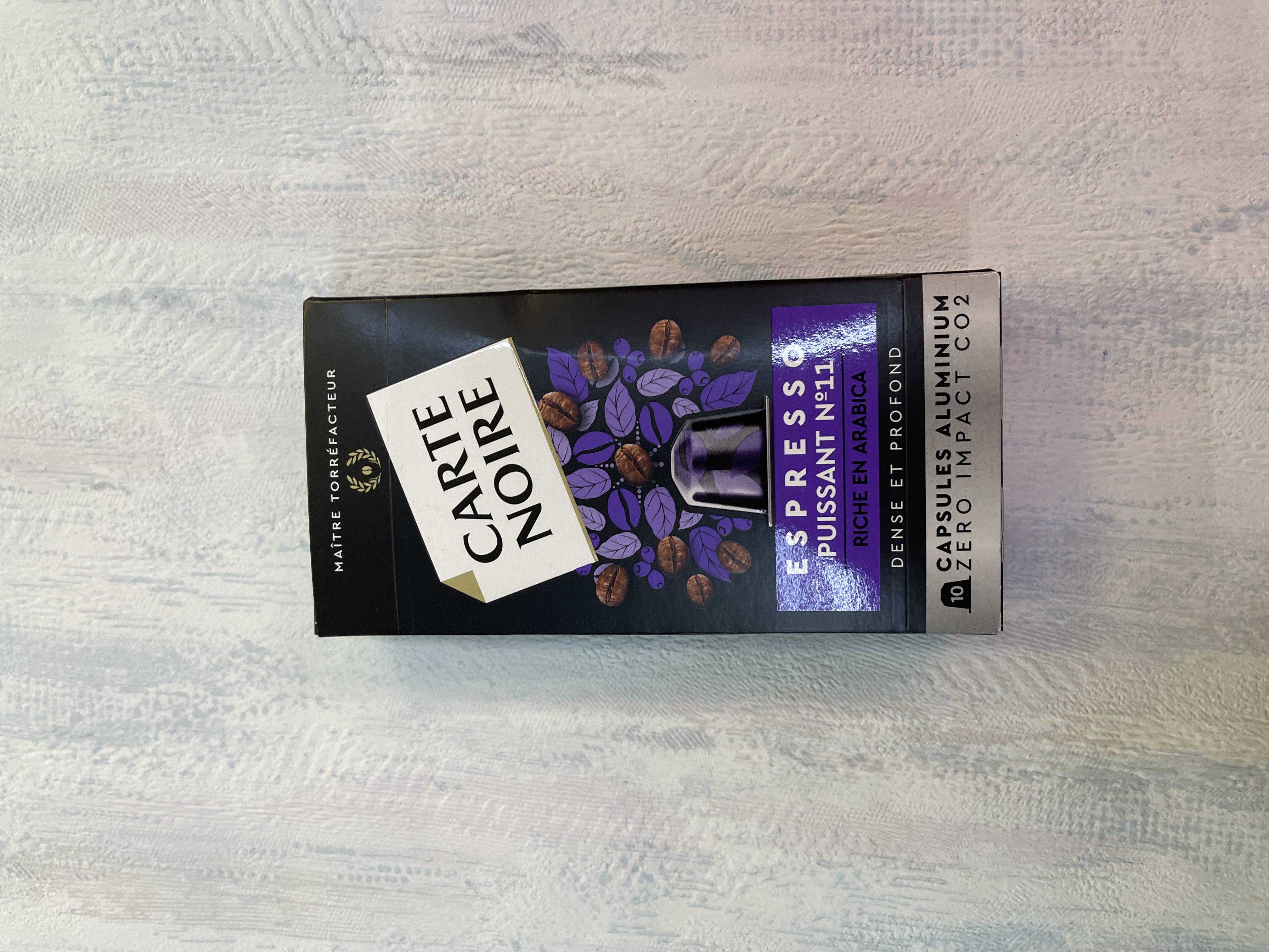 carte noire capsules N 11