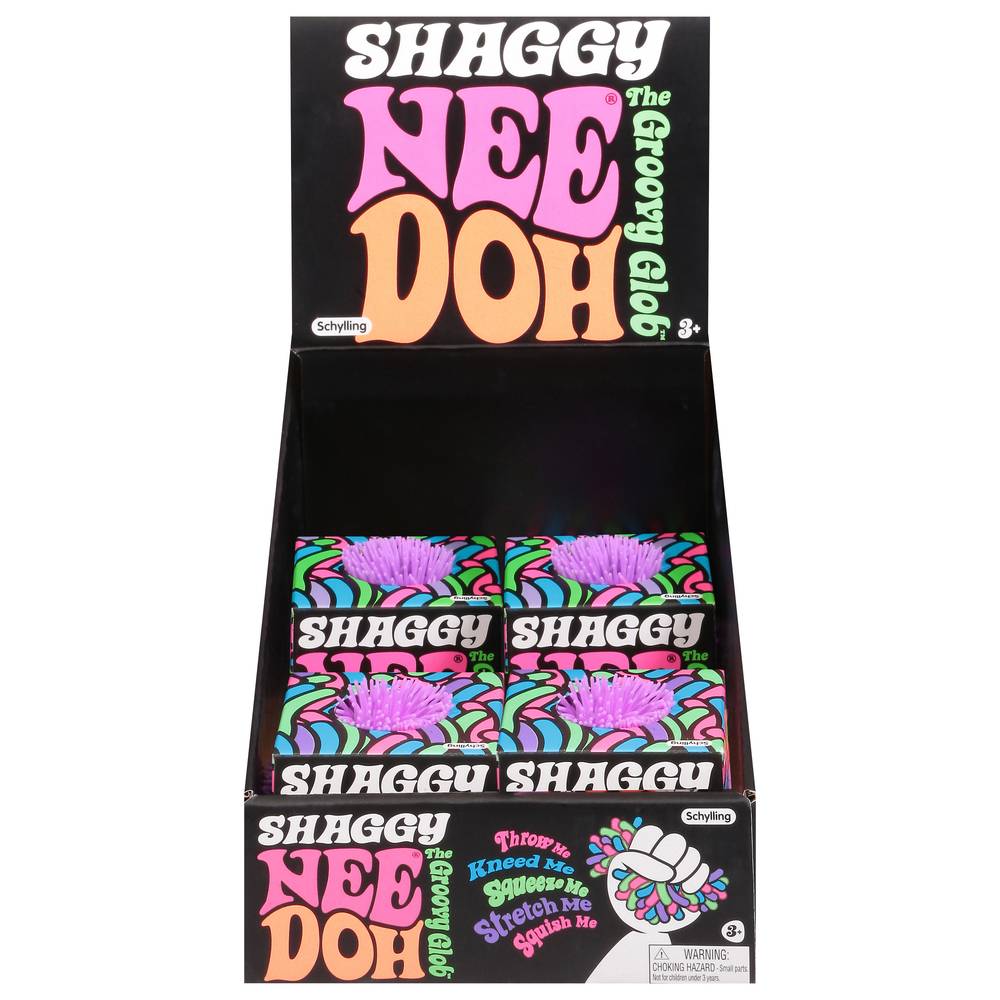 Schylling Shaggy Nee-Doh Stress Ball (pink)