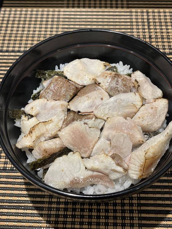 細切れ真鯛(80g)の炙り丼