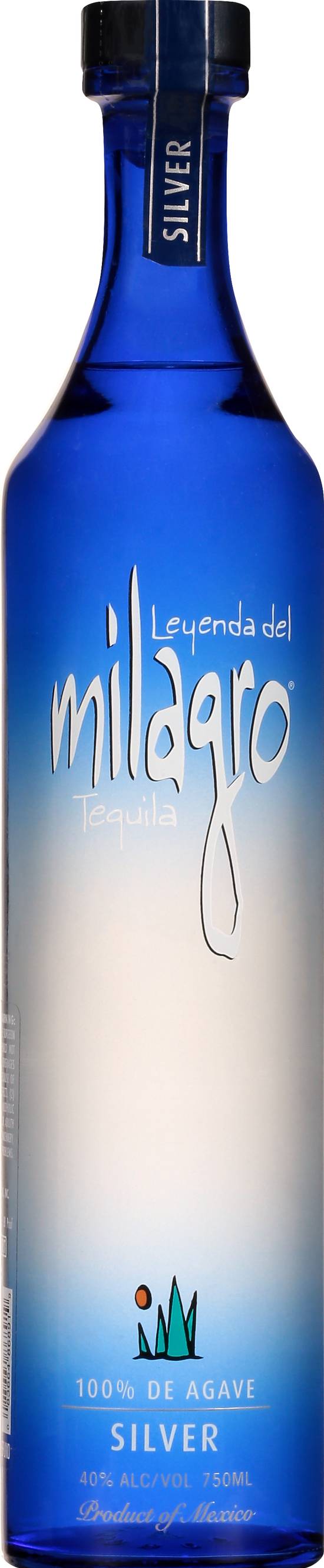 Milagro 100% De Agave Silver Tequila (750 ml)