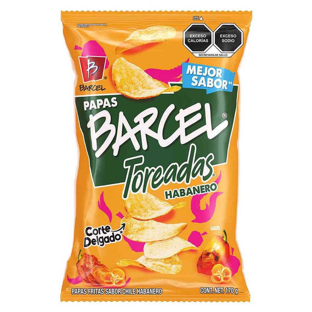 Barcel · Papas toreadas sabor habanero (170 g)
