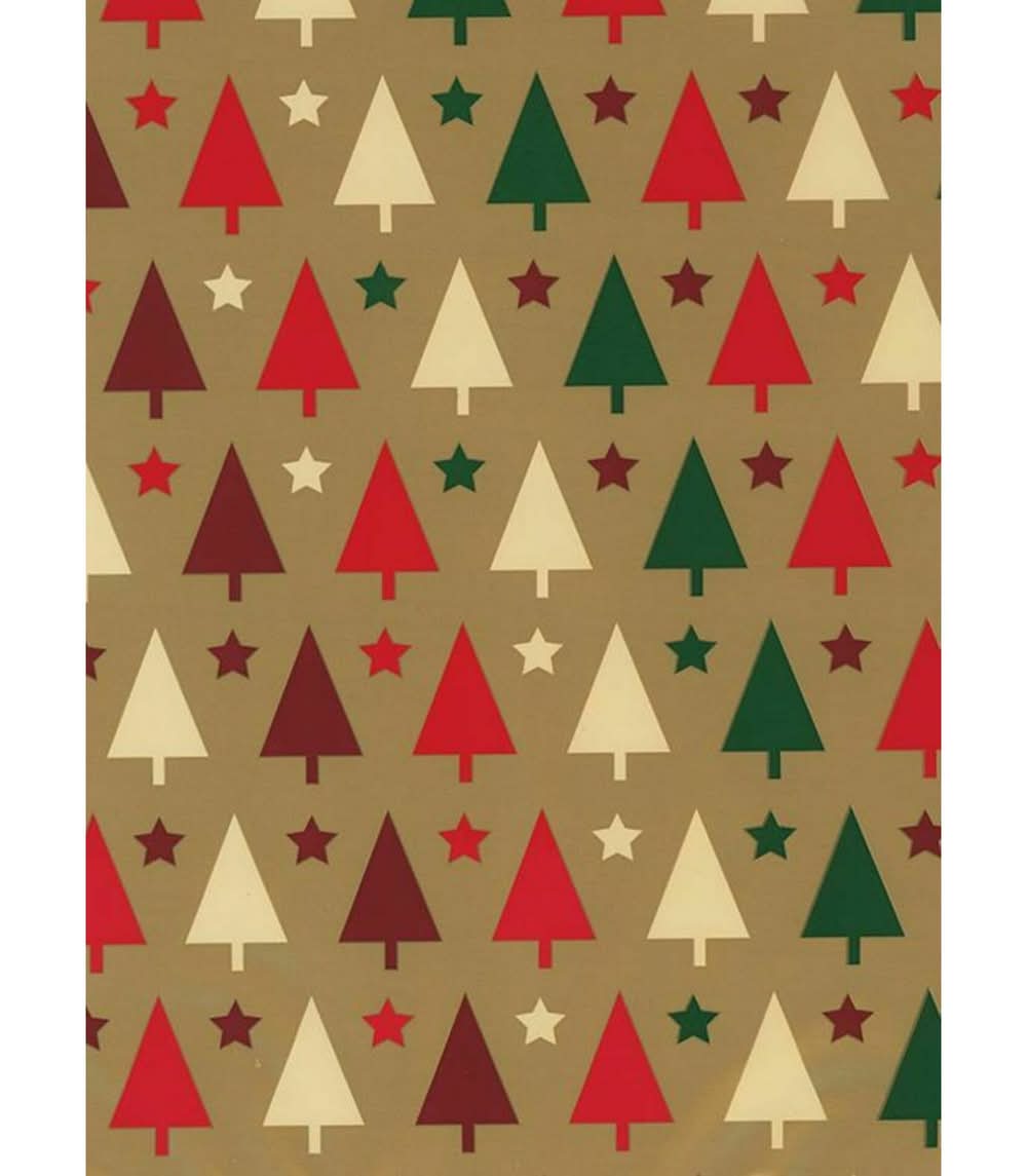 Rolo Papel Embrulho Natal Trad 10Mtx70Cm