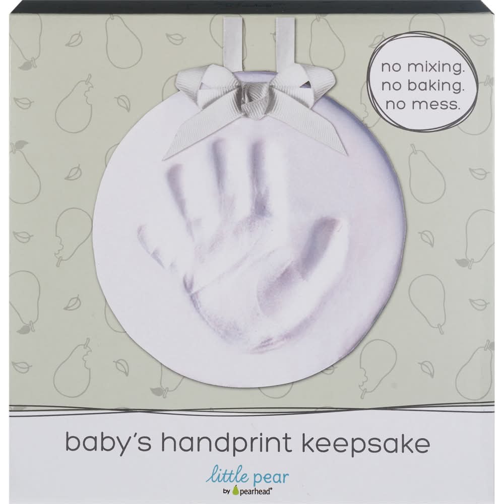 Little Pear Baby's Handprint Keepsake