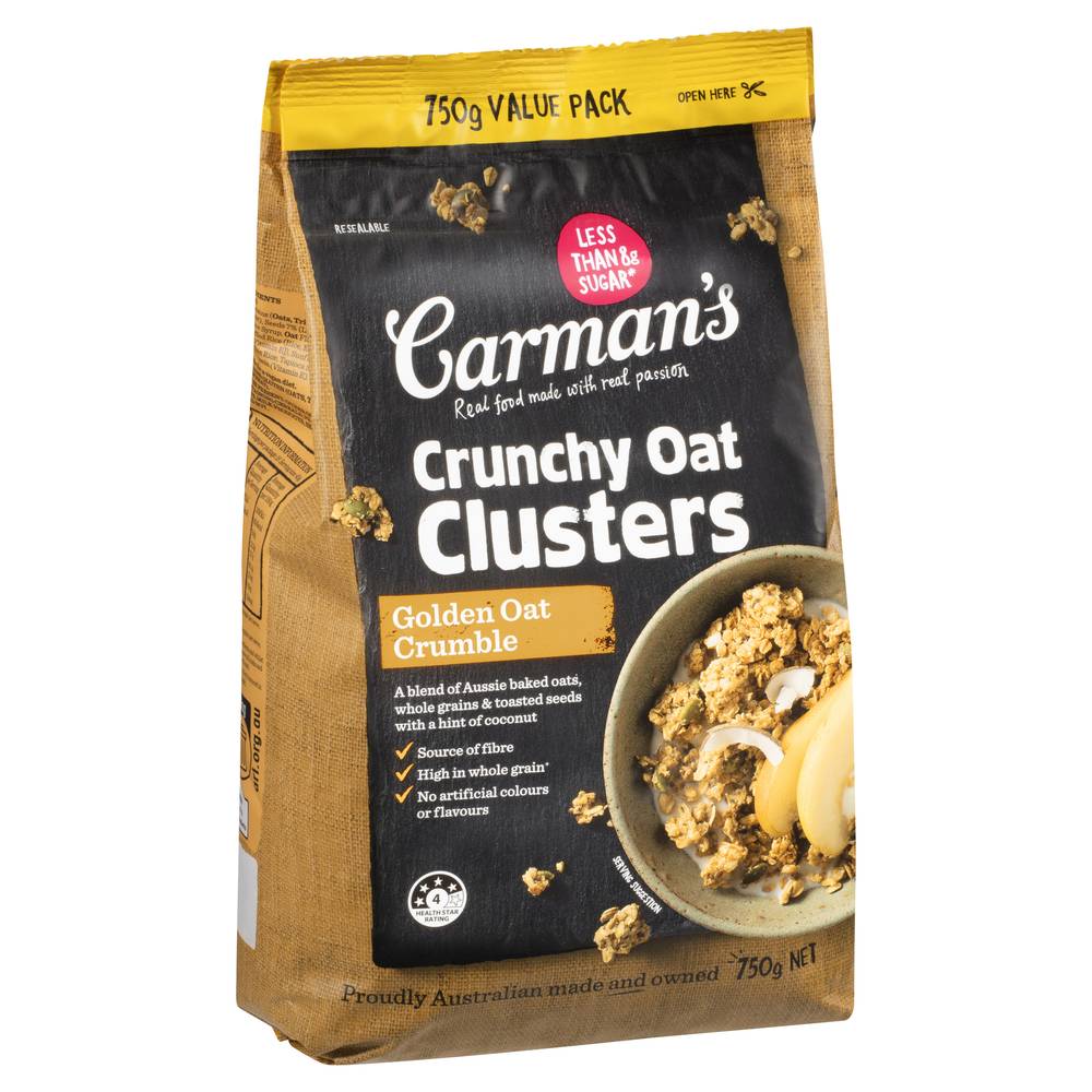 Carman's Oat Clusters Grains & Coconut Delivery Near Me Order Online