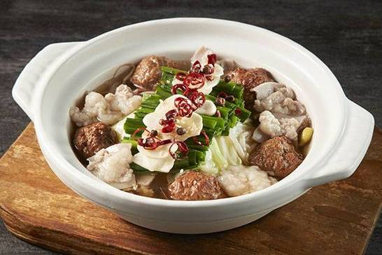 老乾杯風和牛摩滋鍋(小) Motsunabe (Hot Pot with Australian Wagyu Small Intestine)