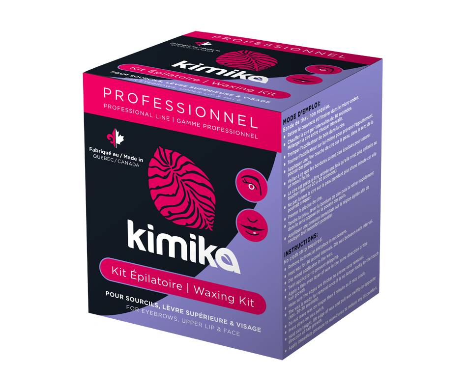 Kimika Waxing Kit For Eyebrows, Upper Lip and Face (10 g)