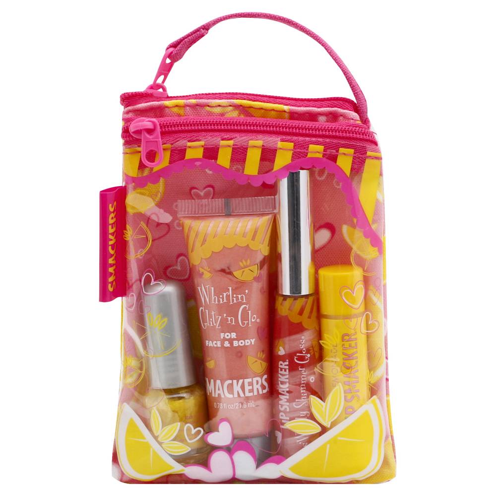 Smackers Pink Lemonade Lip Nail and Body Collection Gift Bag