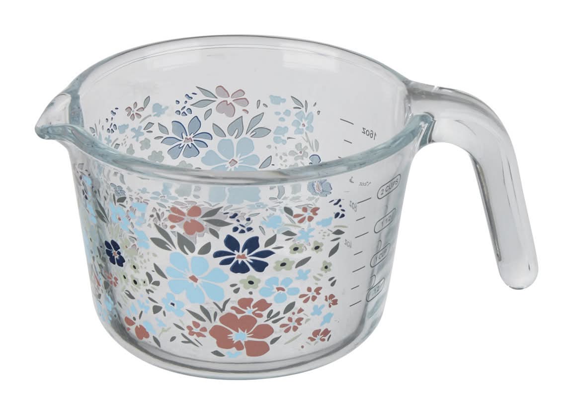 Floral Printed Measuring Cup