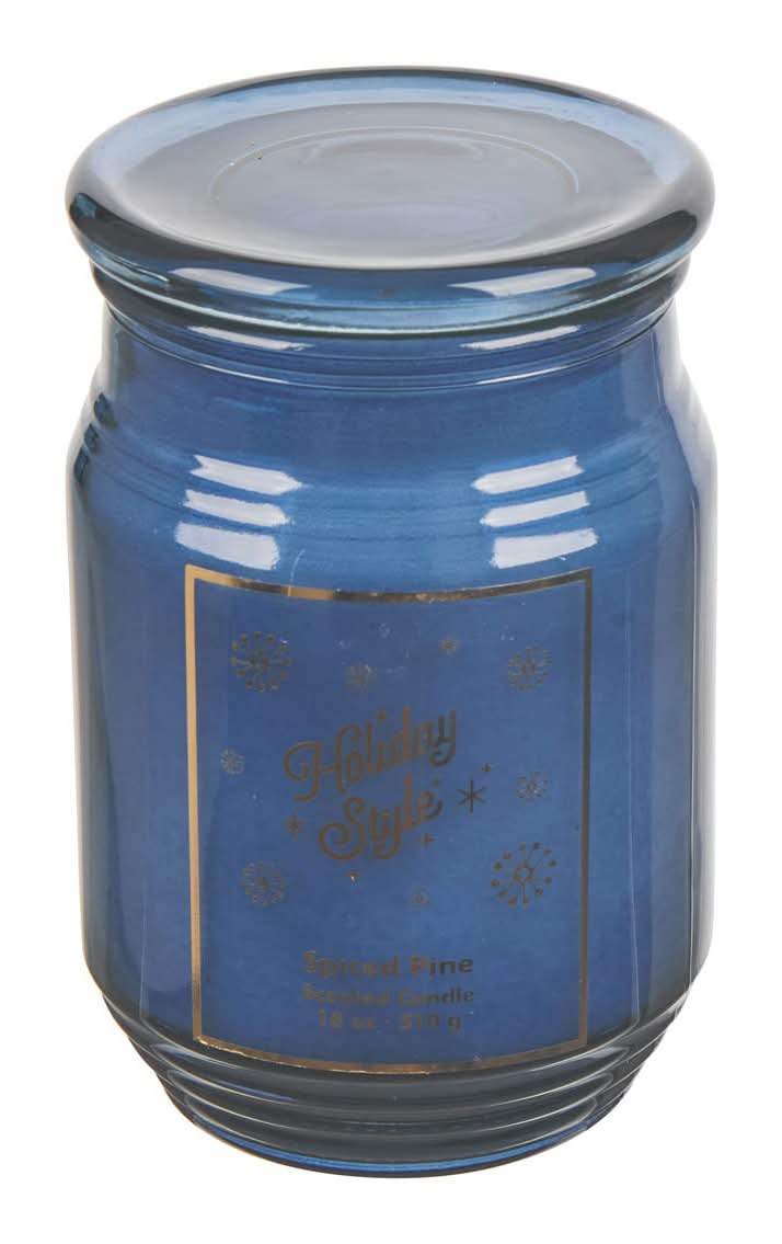 Holiday Style Scented Candle, Spiced Pine (18 oz)