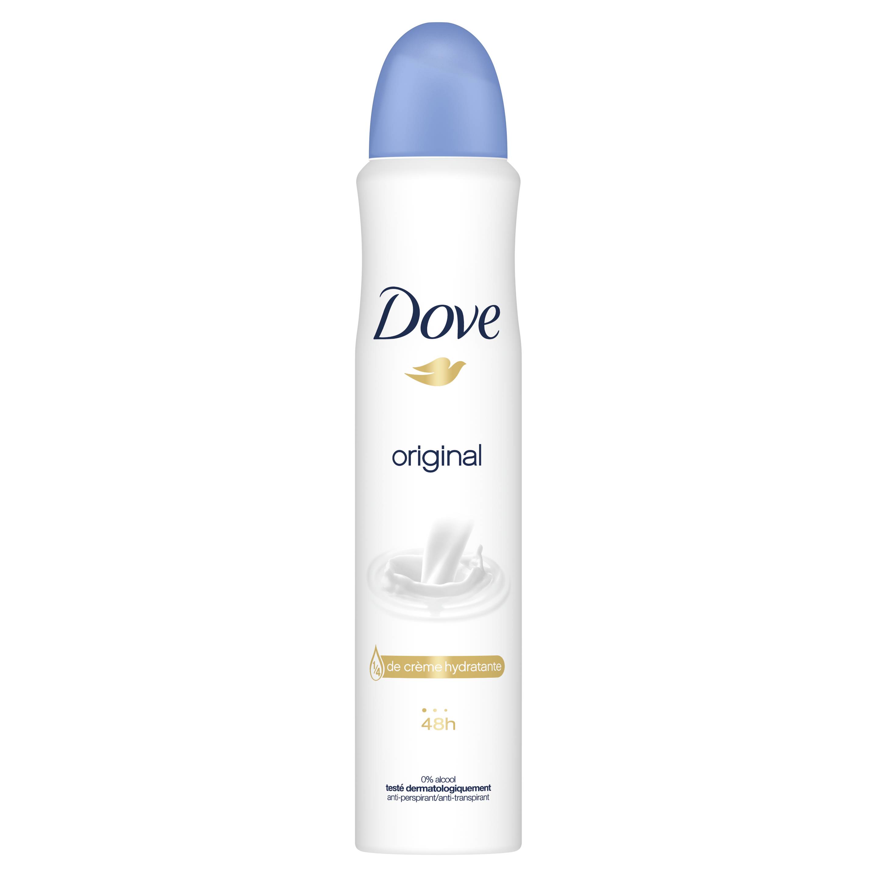 Dove spray déodorant