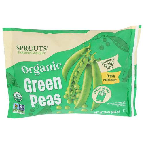 Sprouts Organic Green Peas