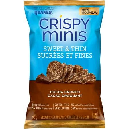 Quaker Crispy Minis Sweet & Thin Cocoa Crunch Chips