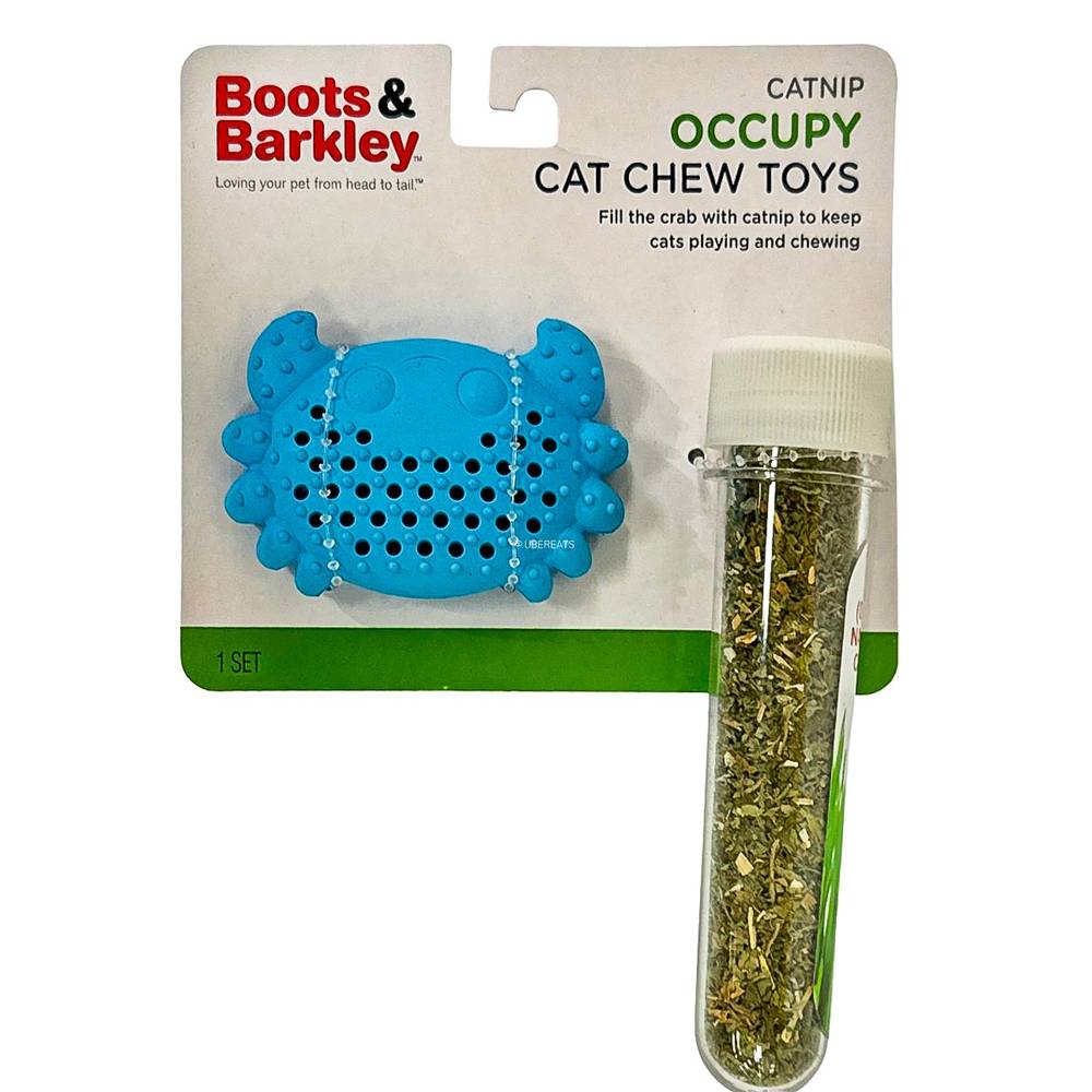 Boots & Barkley Crab Chew Cat Toy With Catnip