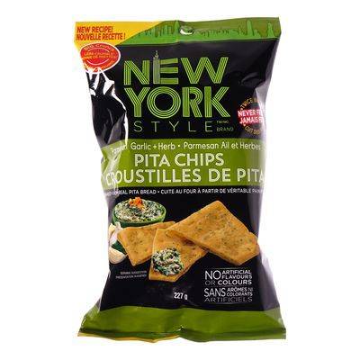 New York Style Parmesan Garlic + Herb Pita Chips (227 g)