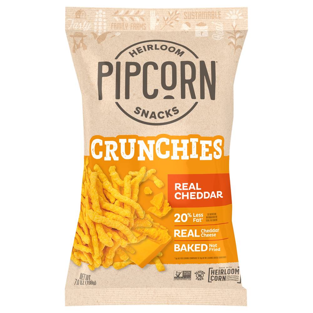 Pipcorn Heirloom Cheddar Crunchies (7 oz)