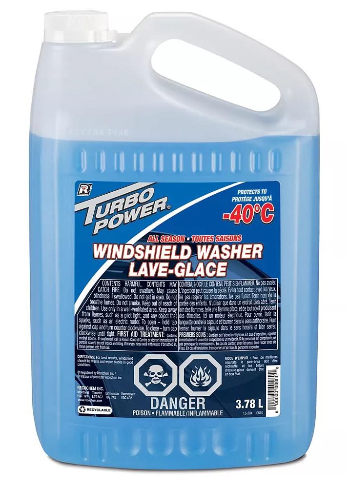 Turbo Power Windshield Washer Liquid  3.78L