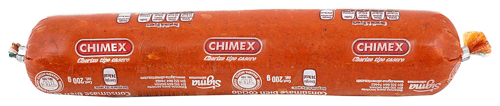 Chimex · Chorizo tipo casero (200 g)