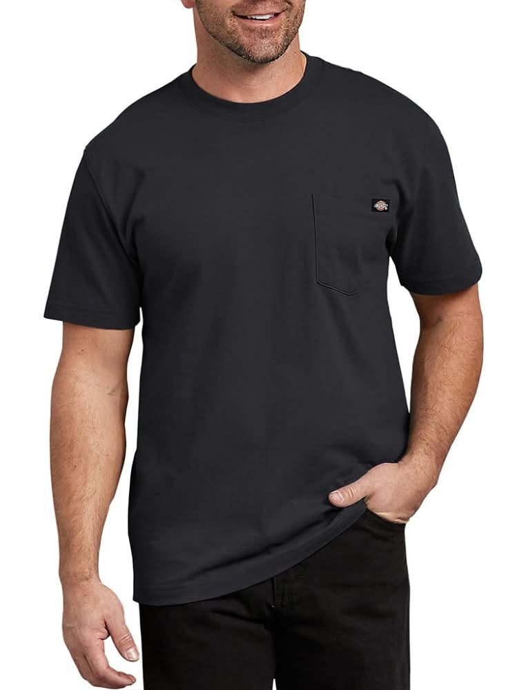 Dickies Men’s Heavyweight Short Sleeve T-Shirt - Black