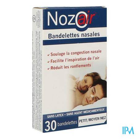 Nozoair Bandelettes Nasales Pt/my B30 Accessoires - Accessoires