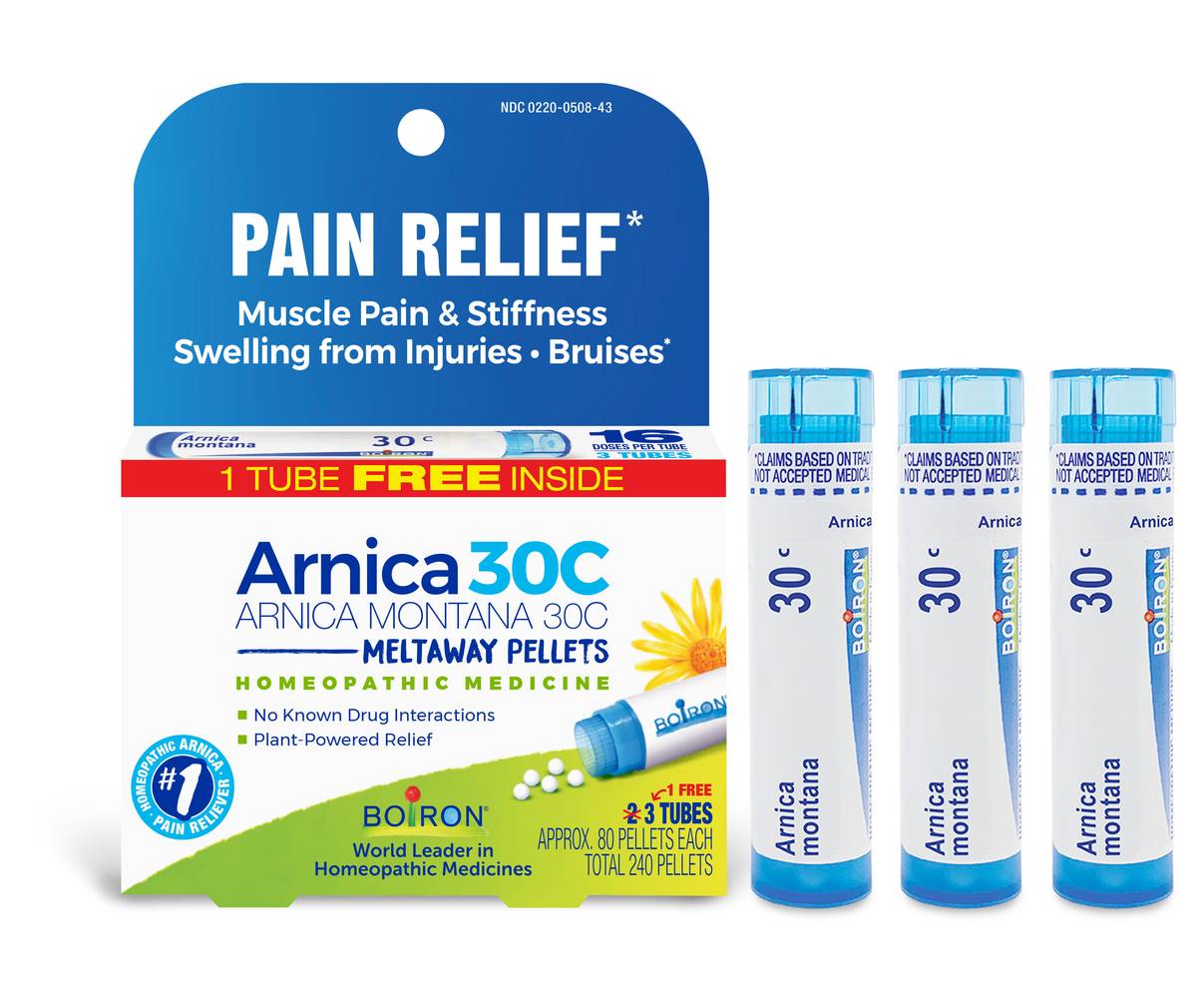 Boiron Arnica 30c Pain Relief Pellets (3.2 oz)