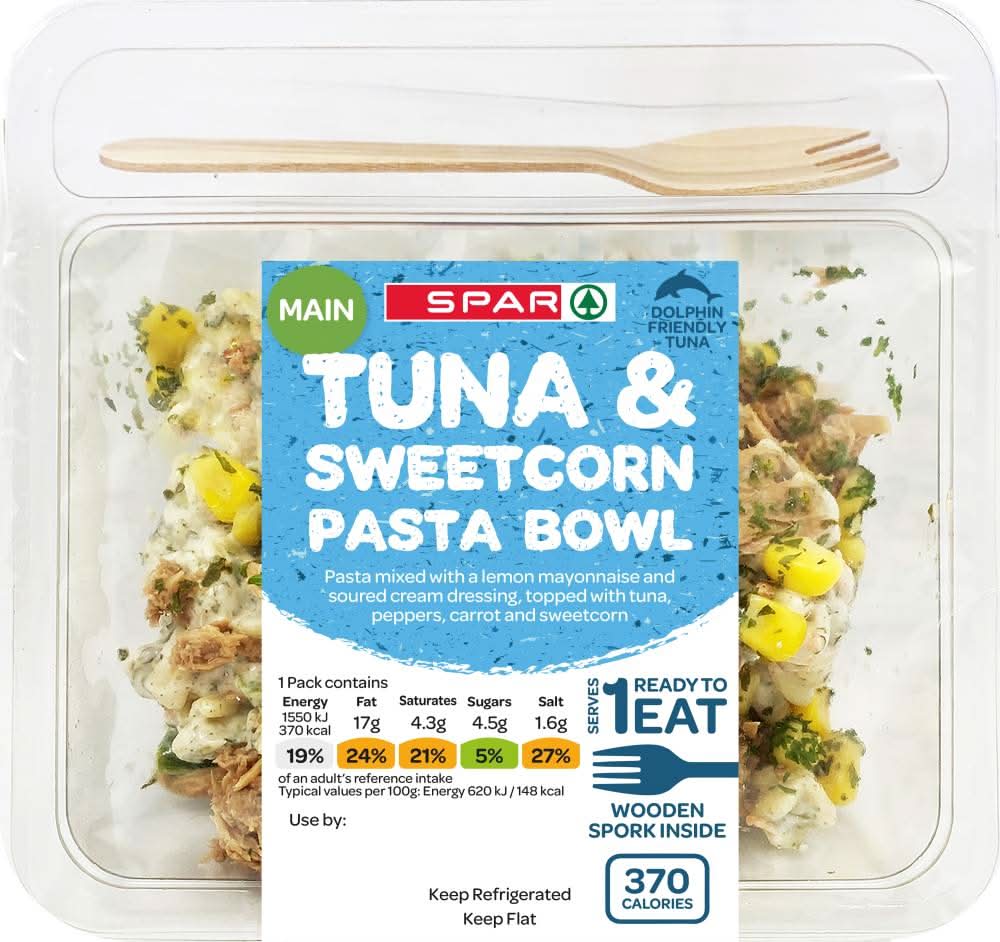 SPAR Tuna & Sweetcorn, Pasta Bowl (250g)