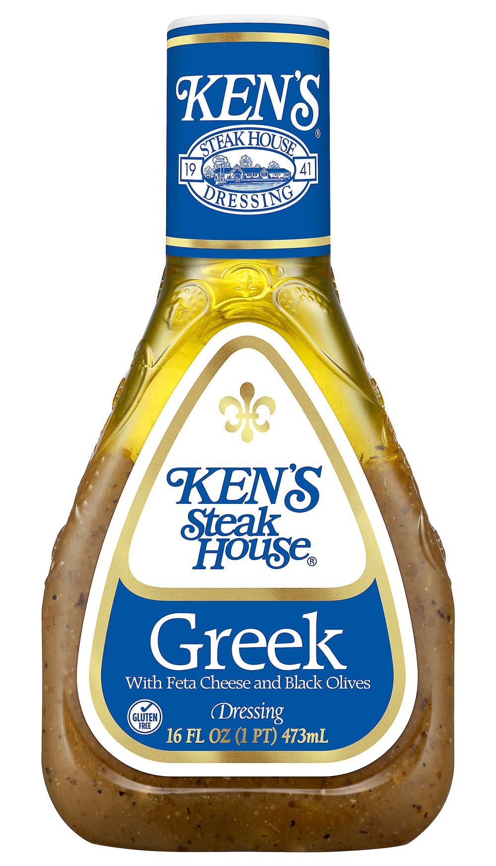 Ken's Steak House Greek With Feta & Black Olives Dressing (16 fl oz)