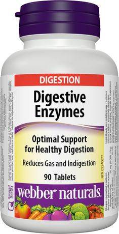 Webber Naturals Digestive Enzymes (90 tablets)