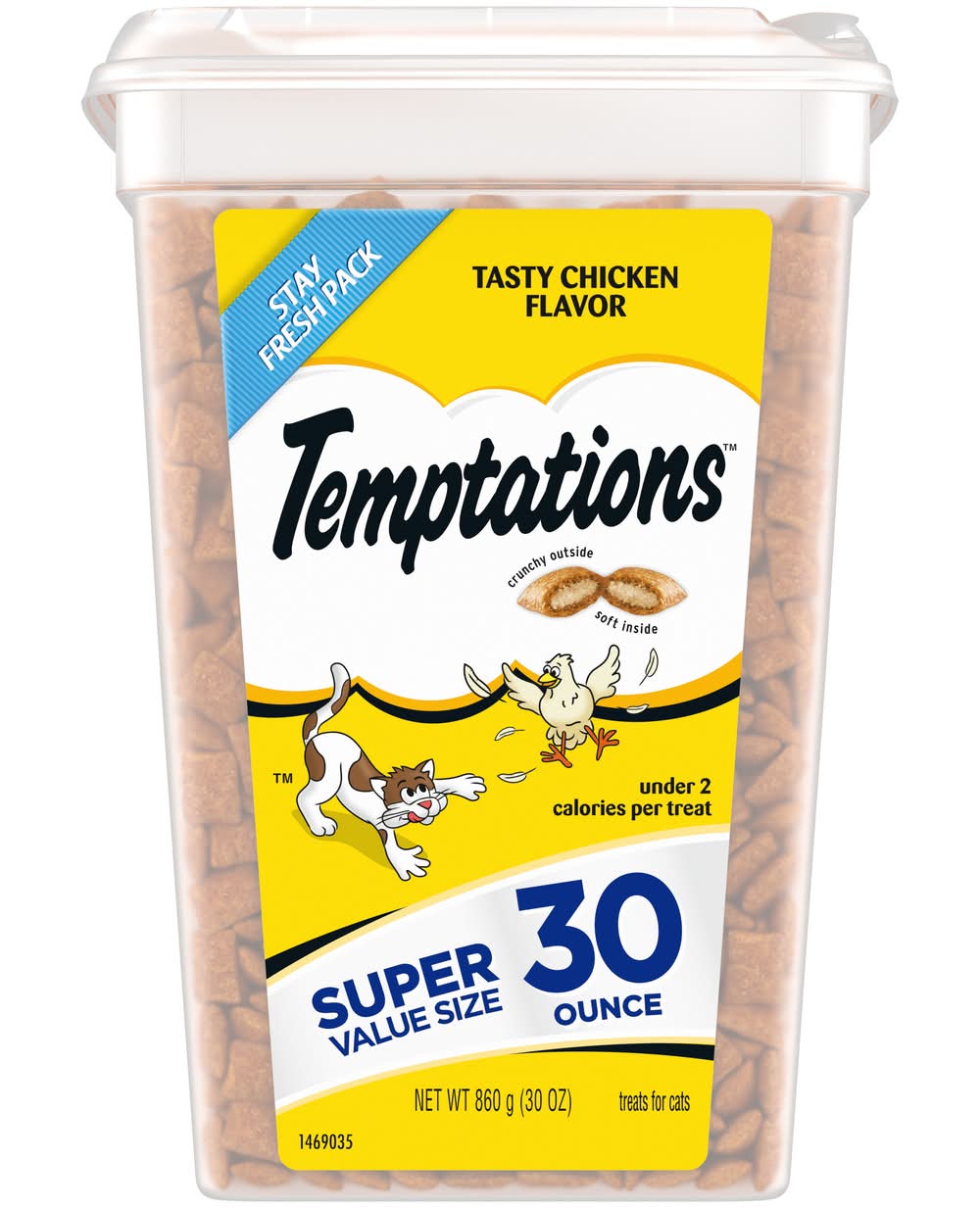 Temptations Classic Crunchy and Soft Cat Treats, Chicken (30 oz)