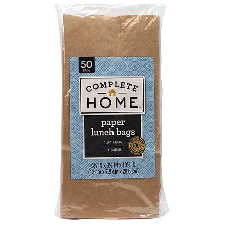 Complete Home Paper Lunch Bags (50 ct)