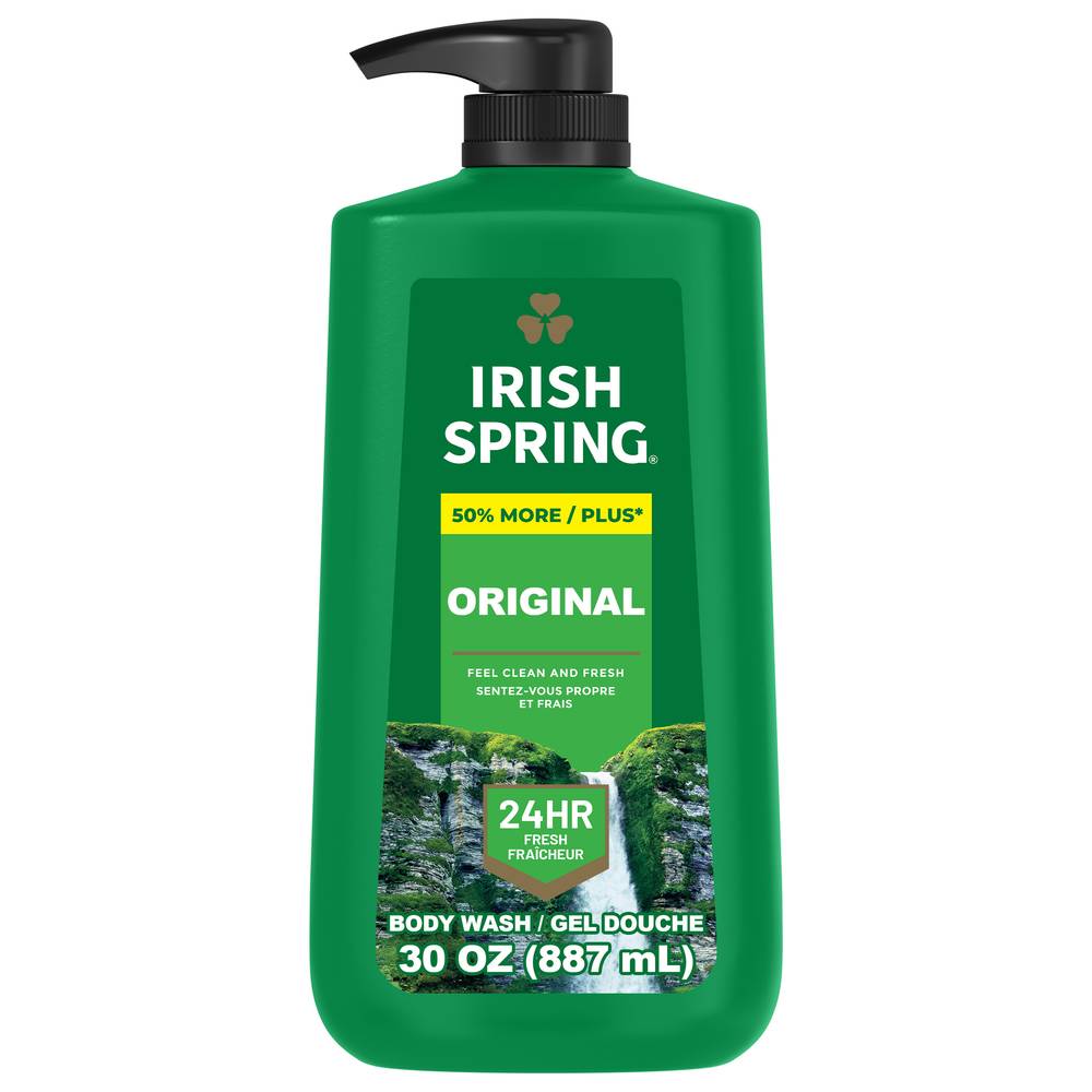 Irish Spring Original Clean Moisturizing Face & Body Wash