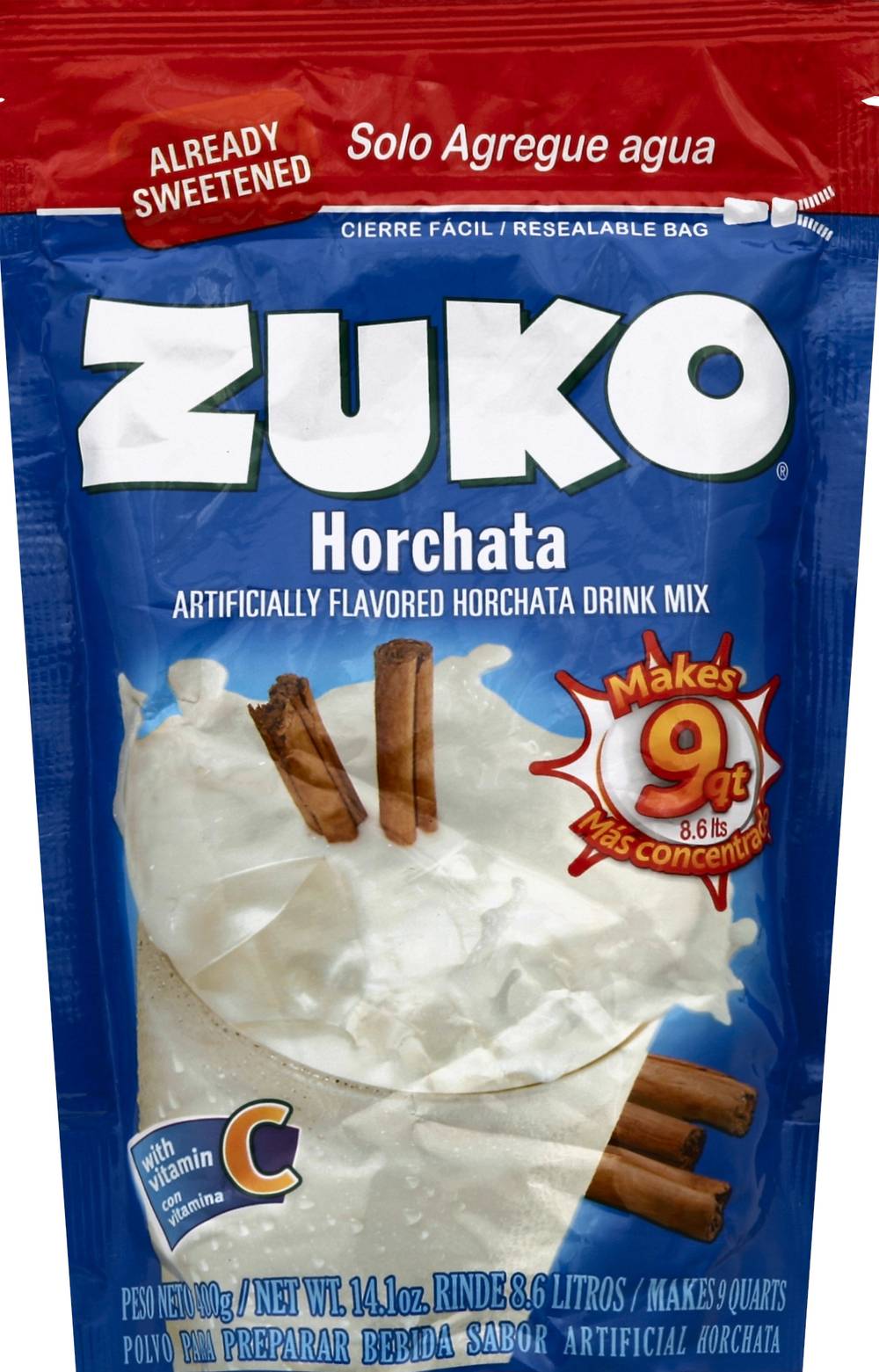 Zuko Horchata Drink Mix (14.1 oz)