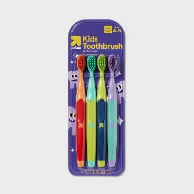 up&up Kids Extra Soft Toothbrush, Assorted (4 ct)