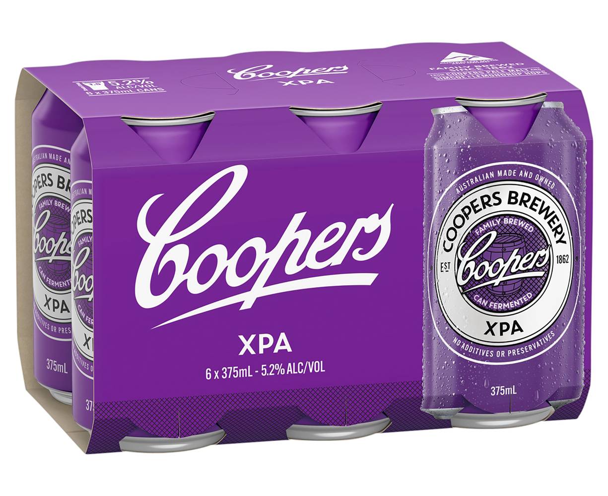 Coopers XPA Can 375mL x Pack 6