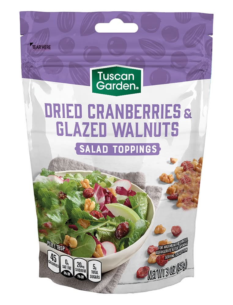 Tuscan Garden Cranberry and Walnut Salad Topping
