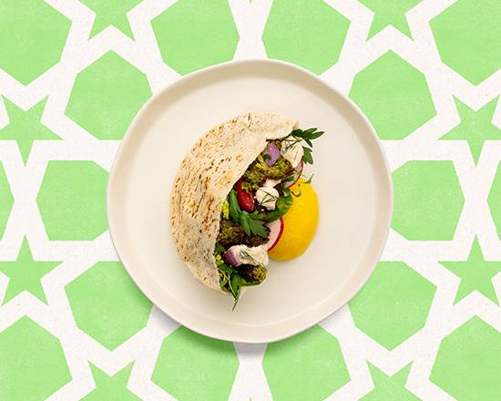 Falafel Baba Ghanoush Pita