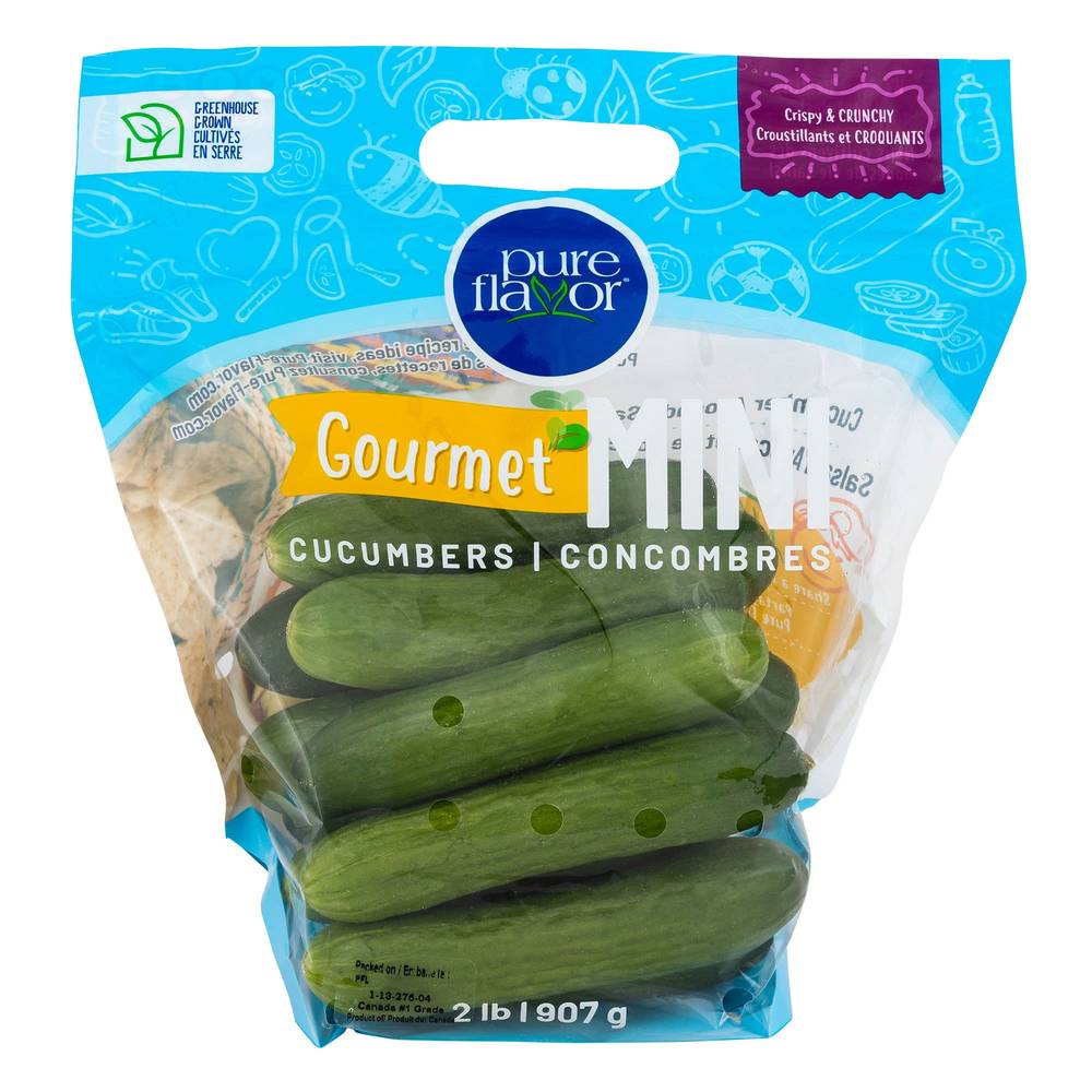 Mini Cucumbers 907 G / 2 Lb