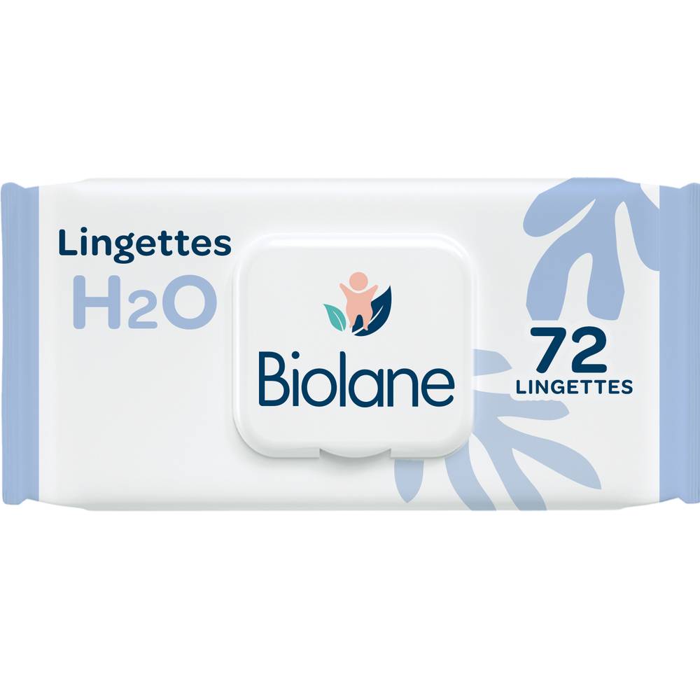 Biolane - Lingettes bébé h2o (72)