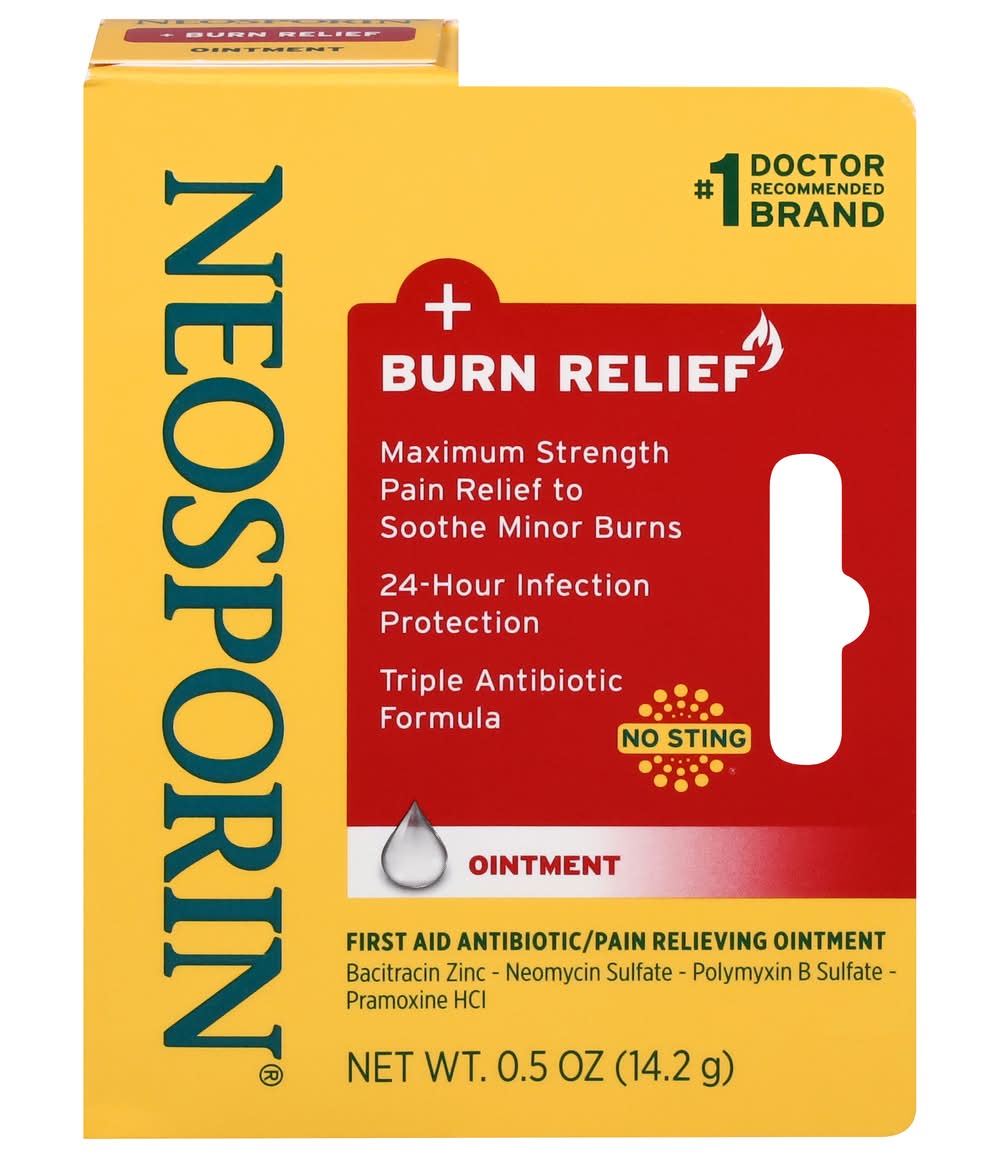 Neosporin Burn Pain Relief Ointment (0.5 oz)