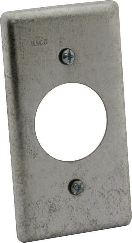 Raco Rectangle Steel 1 Gang 4-3/16 In. H X 2-5/16 In. W Box Cover