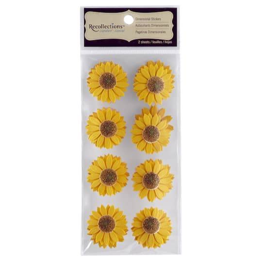 Recollections Signature Sunflower Stickers