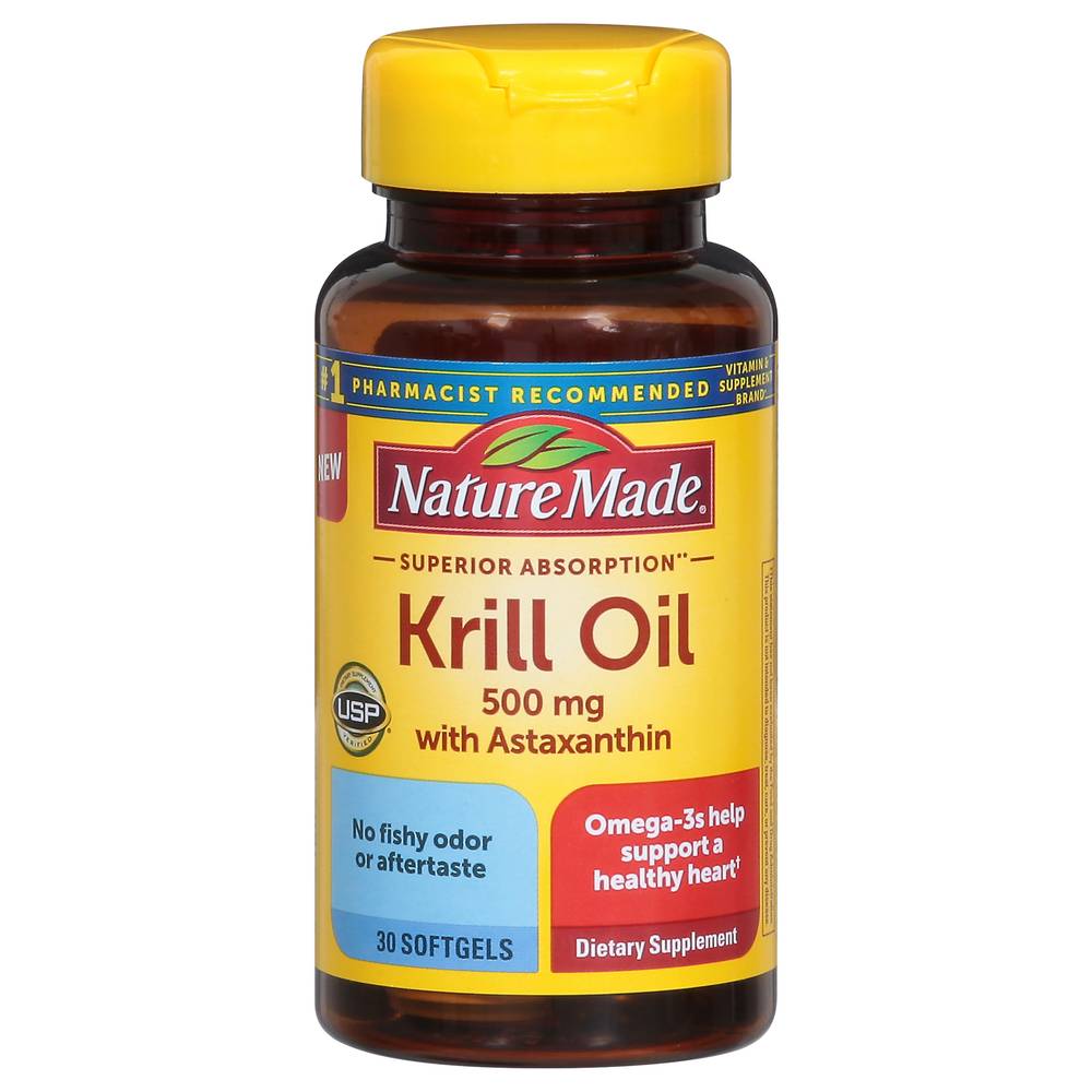 Nature Made Krill Oil With Astaxanthin Dietary Supplement